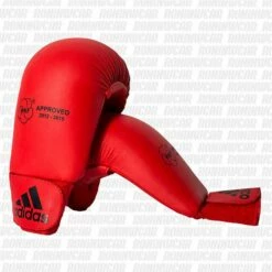 Adidas Guanti Karate Omologati Senza Pollice Rosso