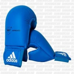 Adidas Guanti Karate Omologati Protezione Pollice Blu