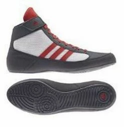 Adidas HVC 2 Zapatillas Wrestling Adulto Nero-Rosso