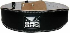 Bad Boy Leather Weight Lifting Belt Nero