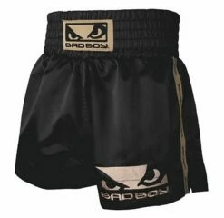 Bad Boy Muay Thai Shorts Nero-Oro