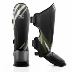 Bad Boy Pro Series Advanced Thai Shin Guards Nero-Verde