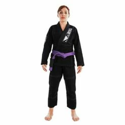 Bad Boy SAI Training Women BJJ Gi Nero-Viola