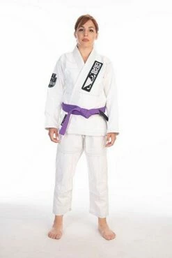 Bad Boy SAI Training Women BJJ Gi Bianco-Verde