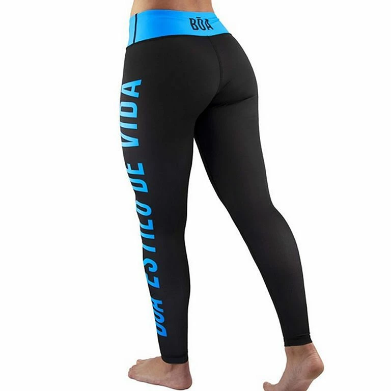 Boa Estilo De Vida Women Leggings Nero-Blu - immagine 2