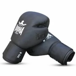 Buddha Boxing Gloves Muay Thai Kick Boxing Gel Nero
