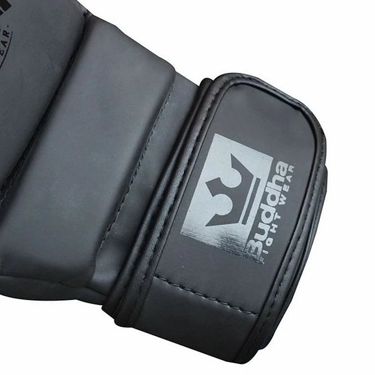 Buddha Competition Leather MMA Gloves Nero - immagine 3