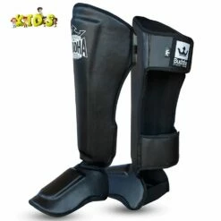 Buddha Espinilleras Infantiles Muay Thai MMA Kick Boxing Epic Nero