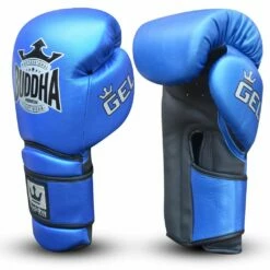 Buddha Guantes Boxeo Pro Gel Blu