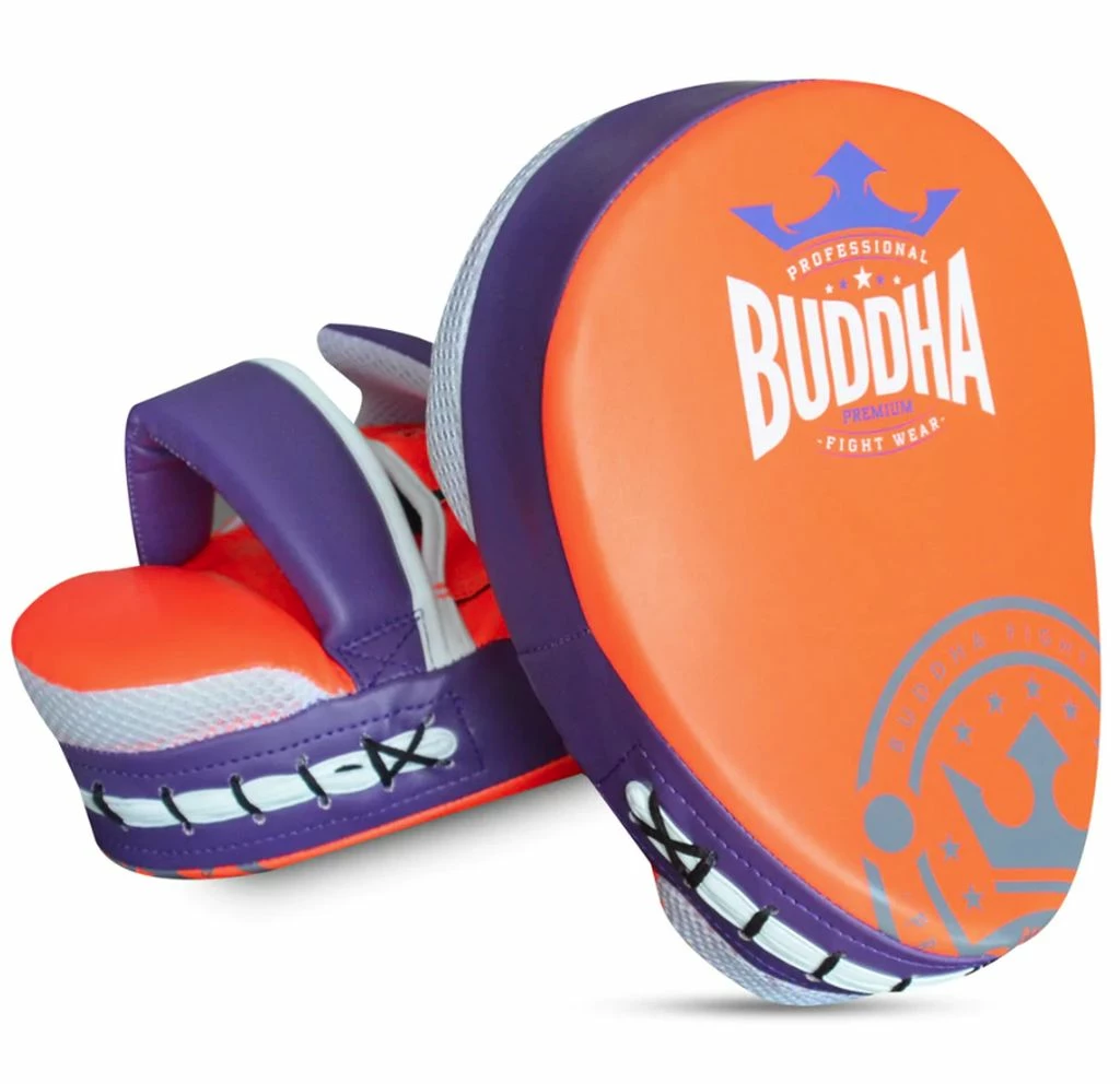 Buddha Manoplas De Boxeo Curvadas Buddha Thailand Arancione-Viola