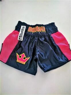 Buddha Muay Thai Short Retro Premium Nero