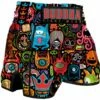Buddha Pantalon Muay Thai Kick Boxing European Bugs Multicolore