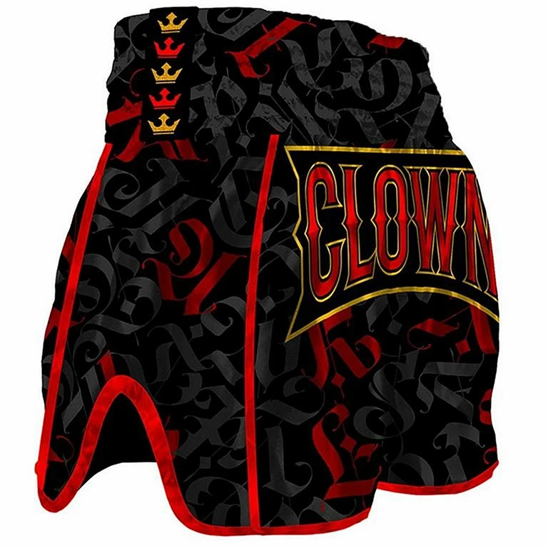 Buddha Retro Crown Muay Thai Short Nero - immagine 2