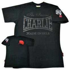 Charlie Boxing Black T-shirt Nero