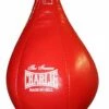 Charlie Boxing Pro Speed Bag Leather Rosso