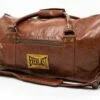 Everlast 1910 Leather Gym Bag Marrone
