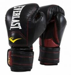 Everlast Elite Muay Thai Boxing Gloves Nero-Rosso