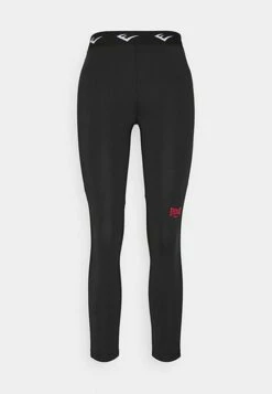 Everlast Leonard Tights Nero-Rosso