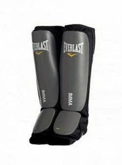 Everlast MMA Shinguards Nero-Grigio