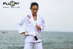Fluory BJJF26 Butterfly BJJ GI Bianco