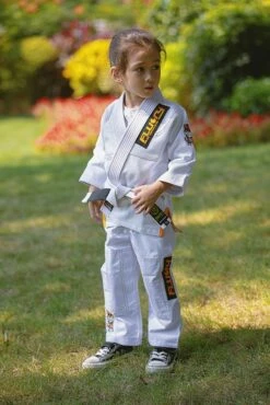 Fluory BJJF33 Tiger BJJ GI Bianco