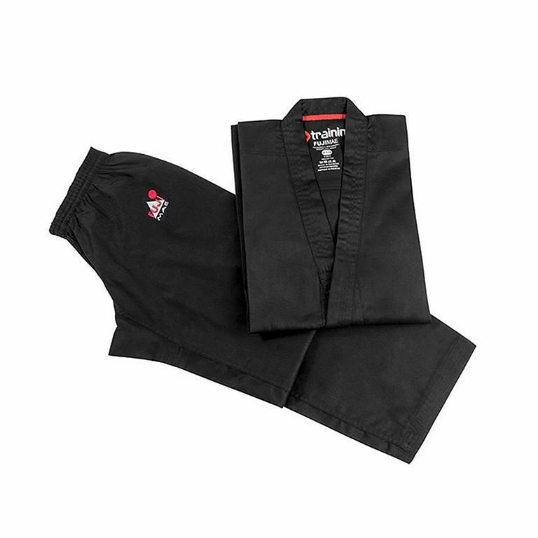 FUJIMAE Karate Gi Training Kids Nero - immagine 2