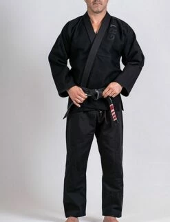 Gr1ps Primero Competition Stealth Jiu Jitsu Kimono Nero
