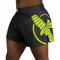 Hayabusa Icon Kickboxing Shorts Nero-Giallo