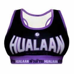 HuaLaan Top Bra Nero-Viola