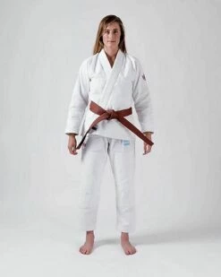 Kingz Empowered Women Jiu Jitsu Gi Bianco