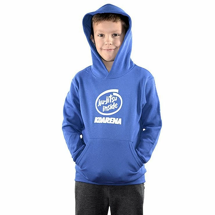 KOARENA Jiu Jitsu Inside Kids Hoodie Blu - immagine 3