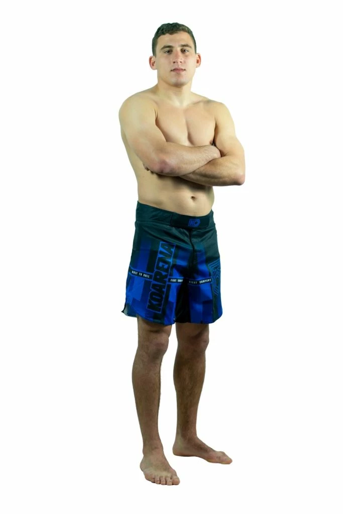 KOARENA Beron Fight Shorts Nero-Blu - immagine 2
