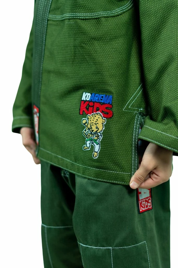 KOARENA Chita V2 Kids BJJ Gi Verde - immagine 6