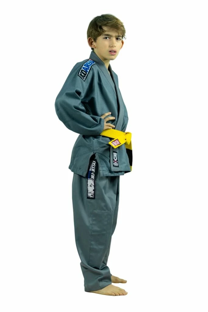 KOARENA Chita V2 Kids BJJ Gi Grigio - immagine 4