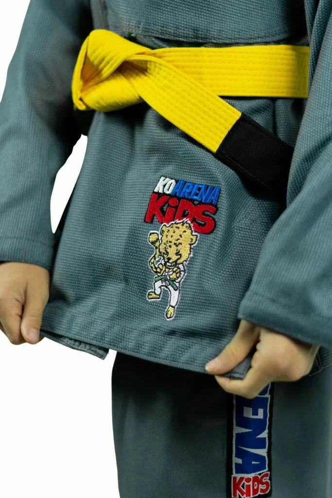 KOARENA Chita V2 Kids BJJ Gi Grigio - immagine 5