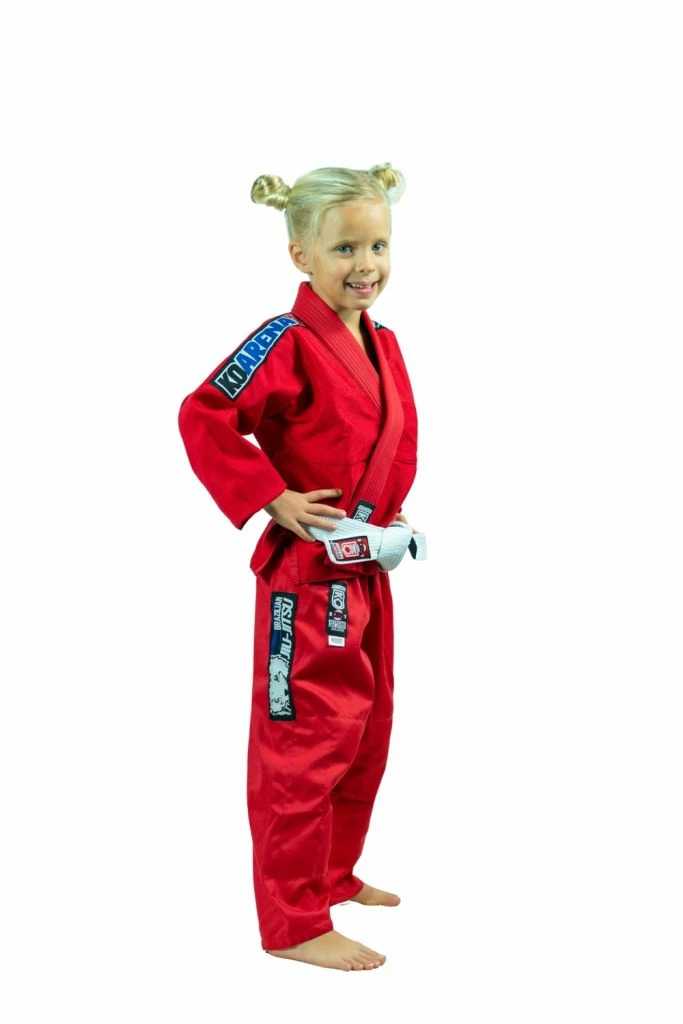 KOARENA Chita V2 Kids BJJ Gi Rosso - immagine 3