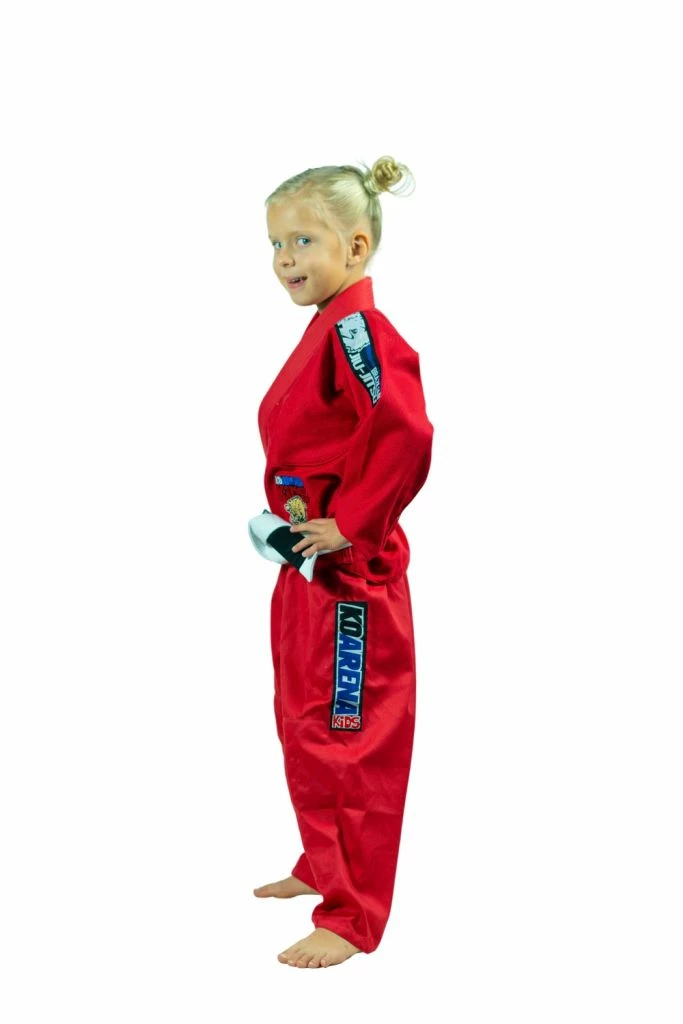KOARENA Chita V2 Kids BJJ Gi Rosso - immagine 4