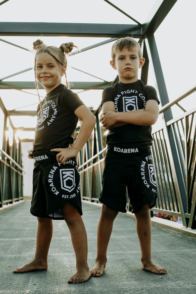 KOARENA Corp Fight Shorts Kids Nero - immagine 3