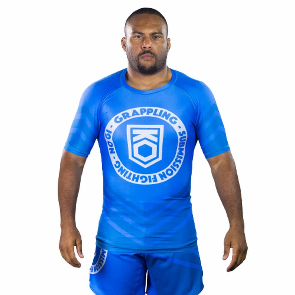 KOARENA Grappling Rashguard SS Blu
