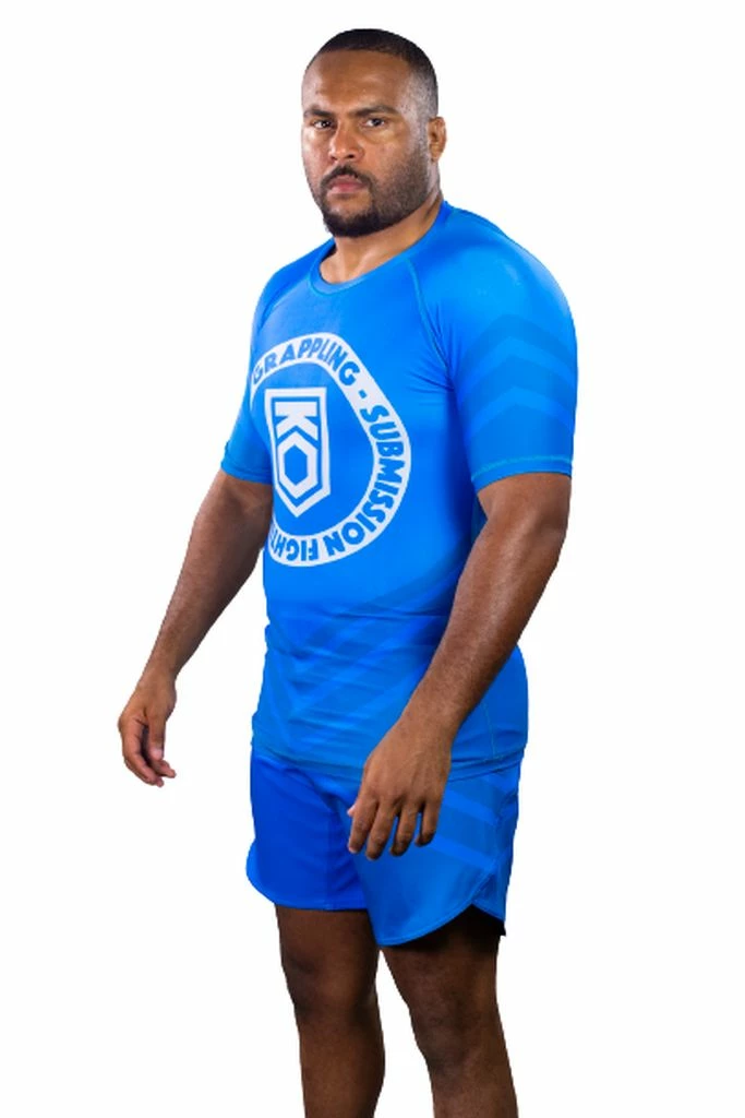 KOARENA Grappling Rashguard SS Blu - immagine 2
