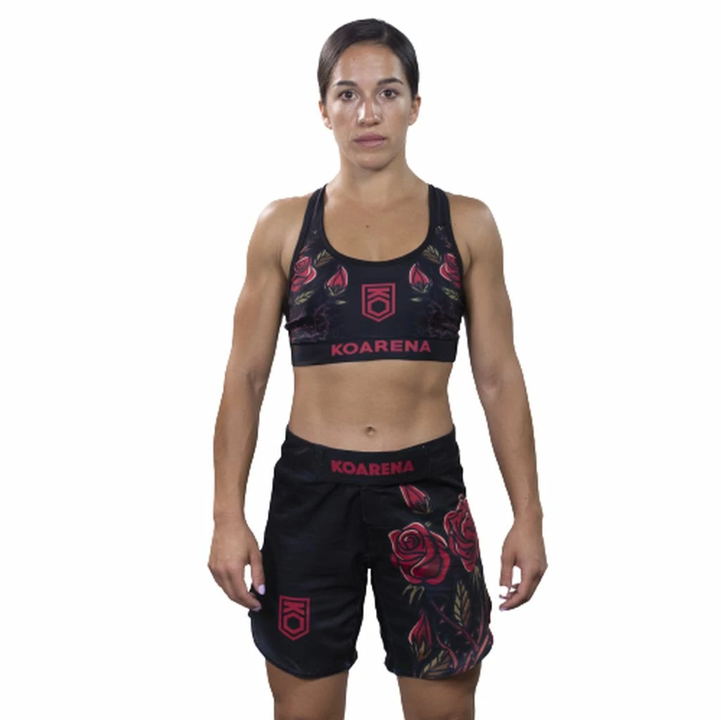 KOARENA Roses Fight Shorts Woman Nero - immagine 2