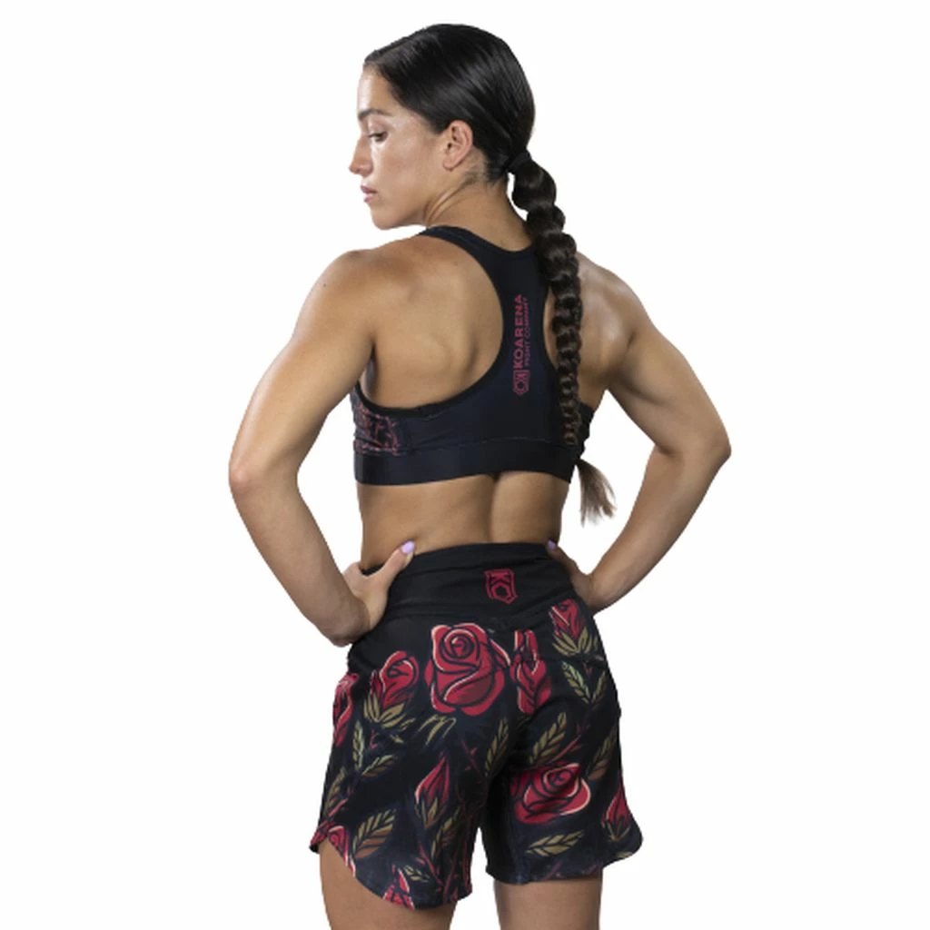 KOARENA Roses Fight Shorts Woman Nero - immagine 3