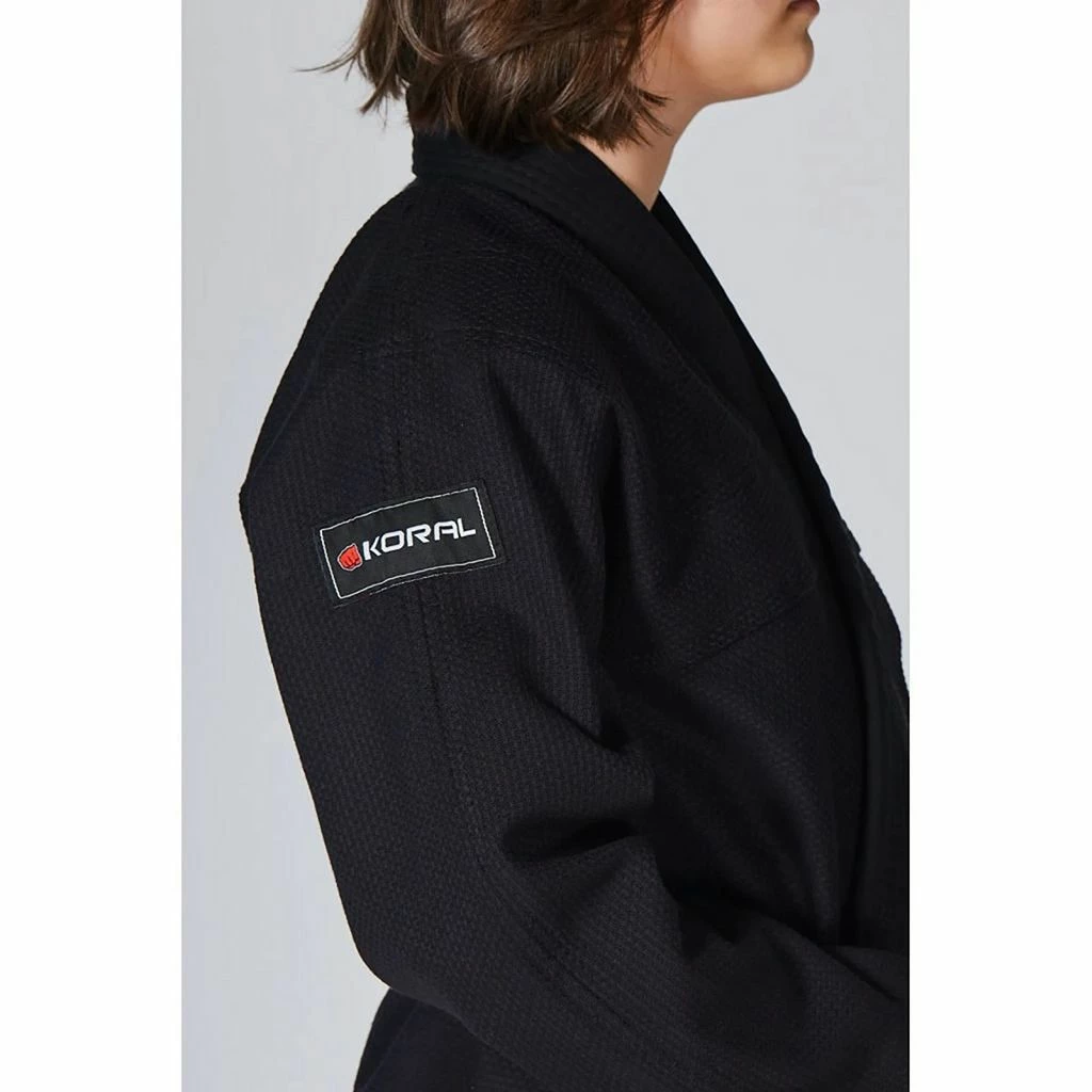 Koral Kimono BJJ Kids Trançado Nero - immagine 3