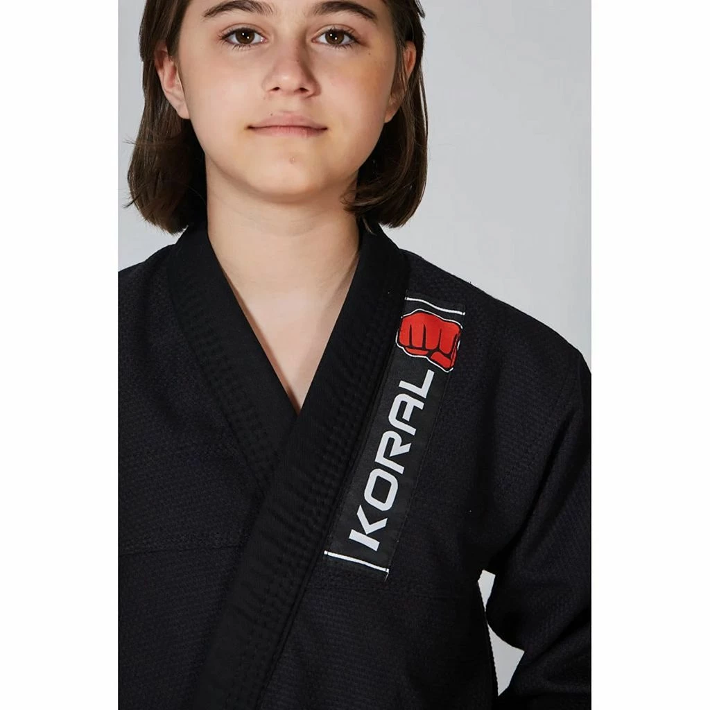 Koral Kimono BJJ Kids Trançado Nero - immagine 4