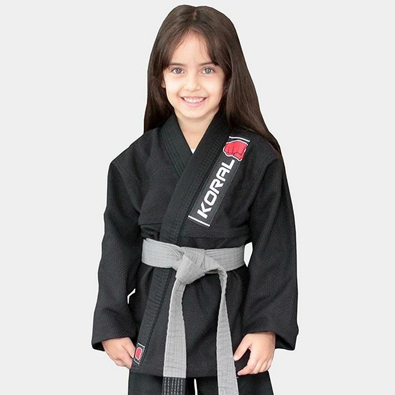 Koral Kimono BJJ Kids Trançado Nero - immagine 5