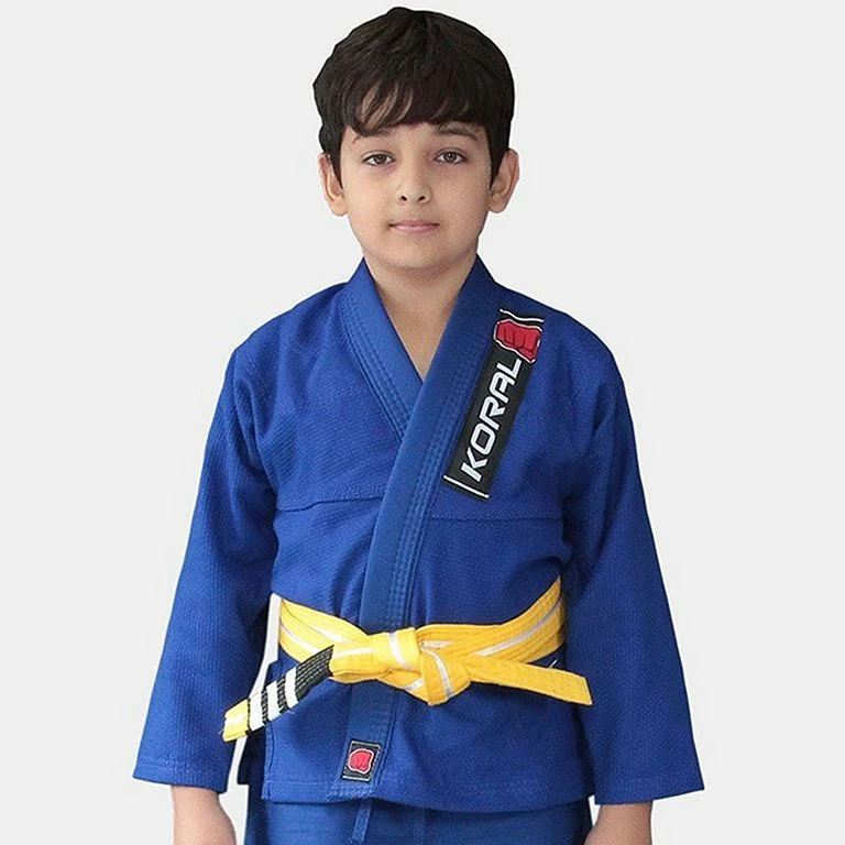 Koral Kimono BJJ Kids Trançado Blu - immagine 5