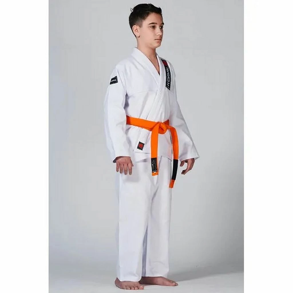Koral Kimono BJJ Kids Trançado Bianco - immagine 3