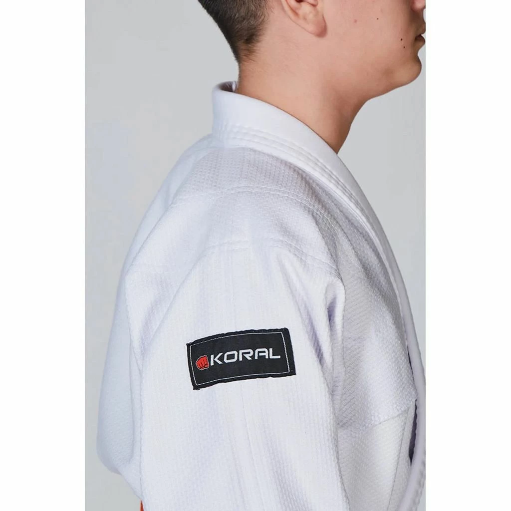 Koral Kimono BJJ Kids Trançado Bianco - immagine 5