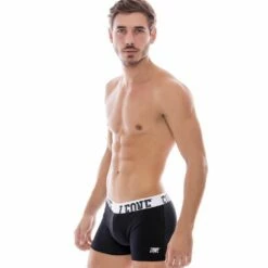 Leone 1947 Boxer Logo Pack 2ud M1587 Nero