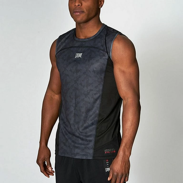 Leone 1947 Extrema 3 Sleeveless Shirt Grigio - immagine 3